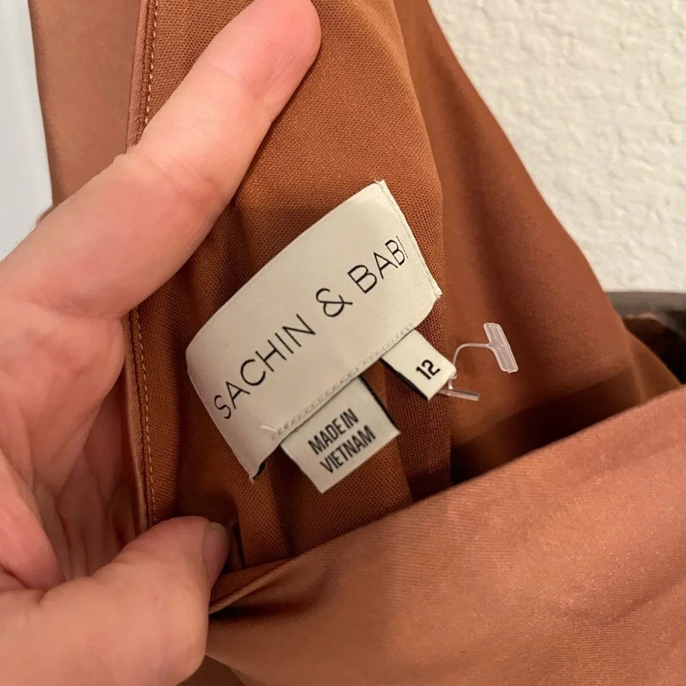 Sachin + Babi Ambra Dress Brown - Picture 3 of 10